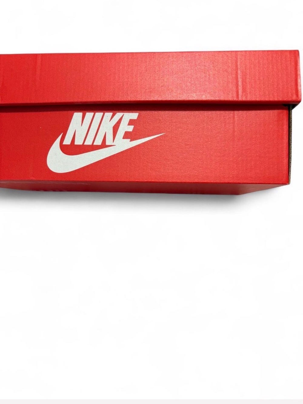 Nike Red Shoe Box with White Swoosh